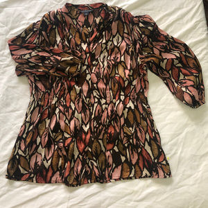 Banana Republic 3/4 Sleeve Blouse Size Med